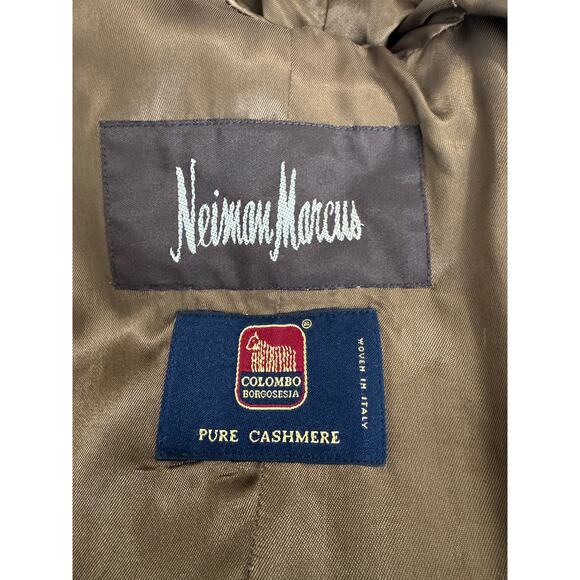 Giuliana Teso Pure Cashmere Coat with Fur Cuffs Italian 40/US Small 4-6 - Picture 7 of 9